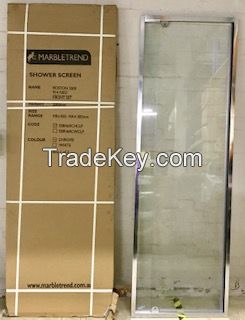 New still packaged, Marbletrend Flinders (Boston) Semi-framelss Adjustable Corner Shower Screen