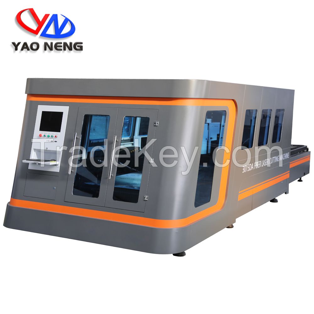 3000W Raycus / IPG Fiber laser cutting machine exchange table Cover