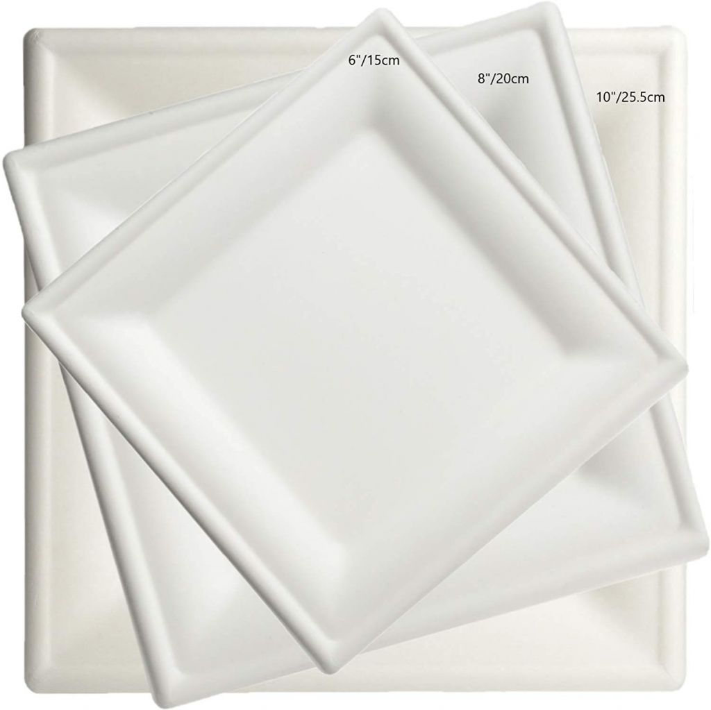 FDA Certified Biodegradable Sugarcane Bagasse Plates