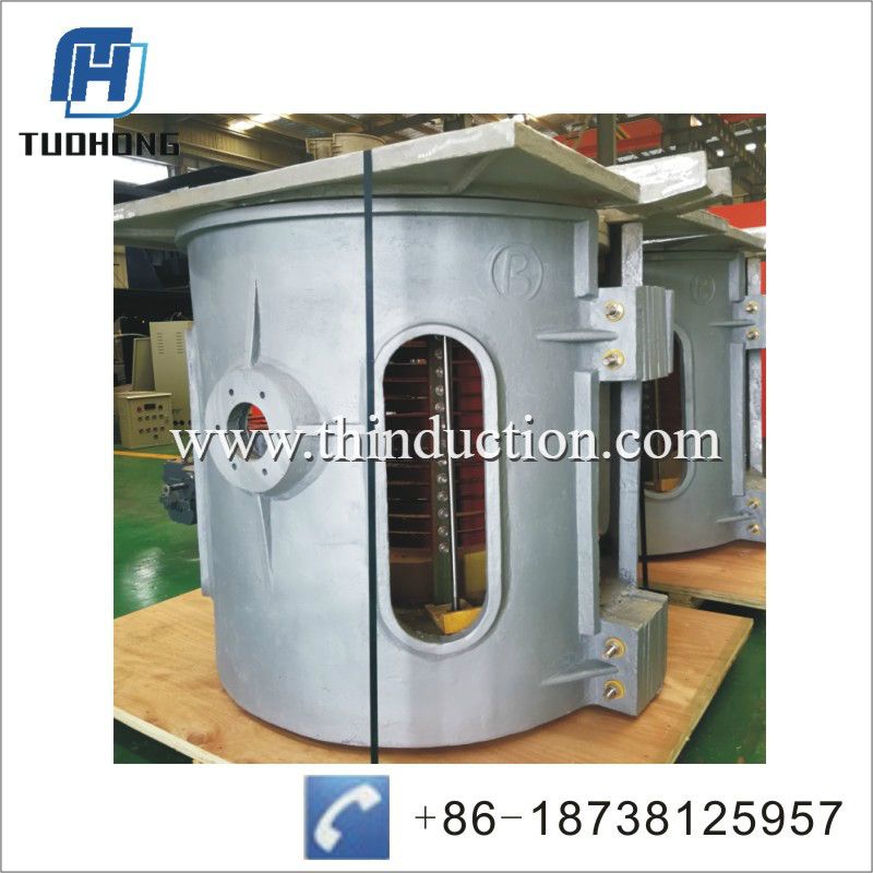 steel iron scrap metal induction melting furnace