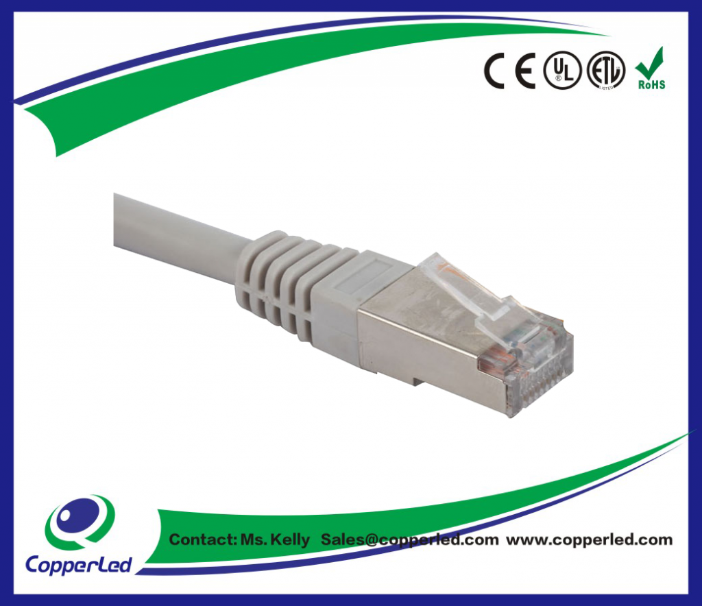 SSTP Cat.6A Patch cord Grey color