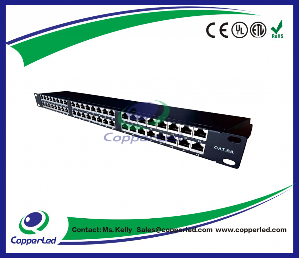 FTP 1U Cat.6A 48Port Patch panel