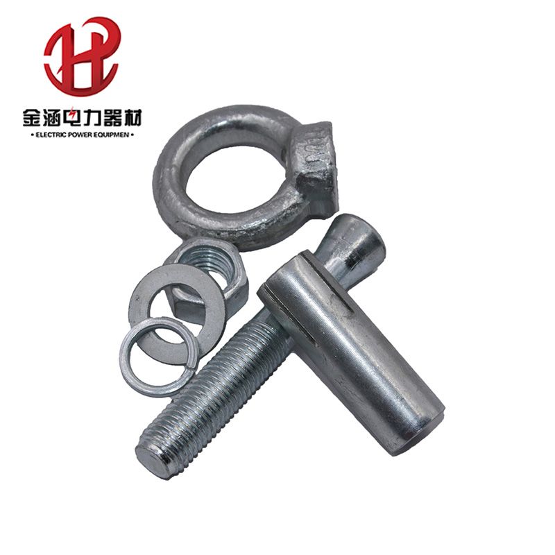 Grade 4.8 carbon steel hot galvanized ring lifting expansion anchor