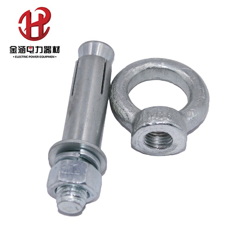 Grade 4.8 carbon steel hot galvanized ring lifting expansion anchor