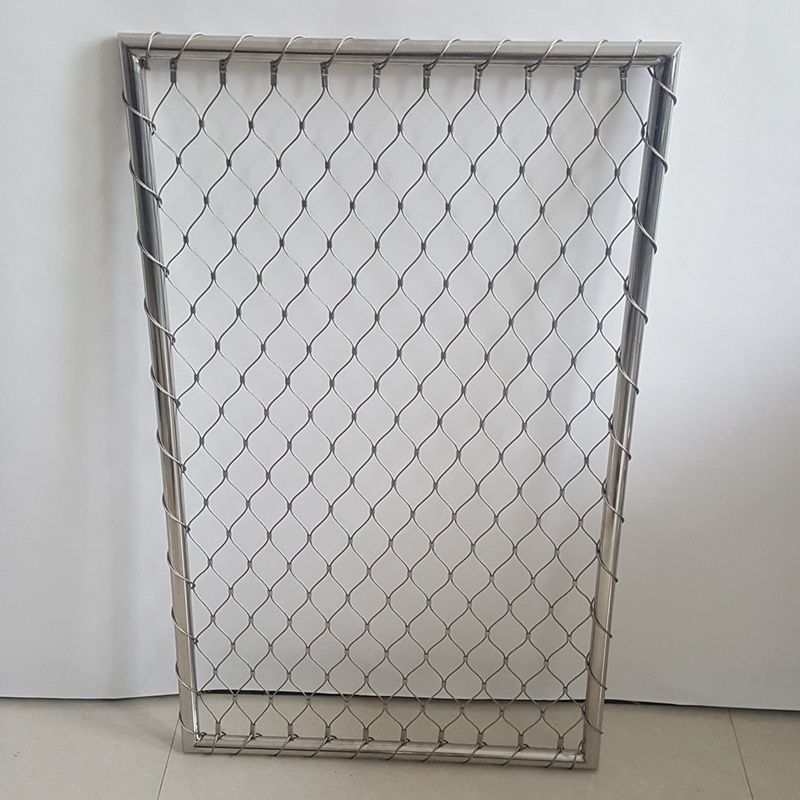 stainless steel cable mesh with frame