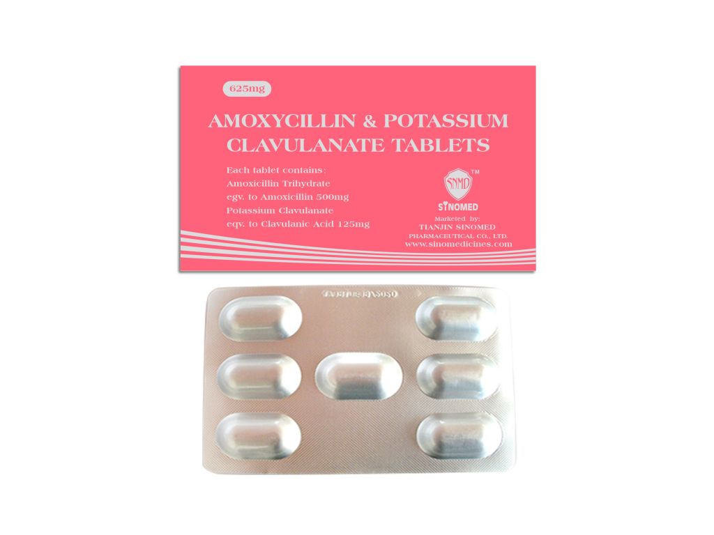 Amoxycillin&Potassium Clavulanate Tablets 625mg