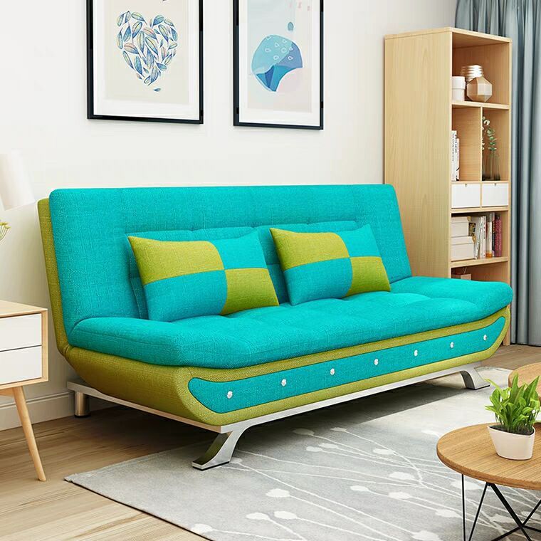 Solid wood folding multi-functional sofa bed