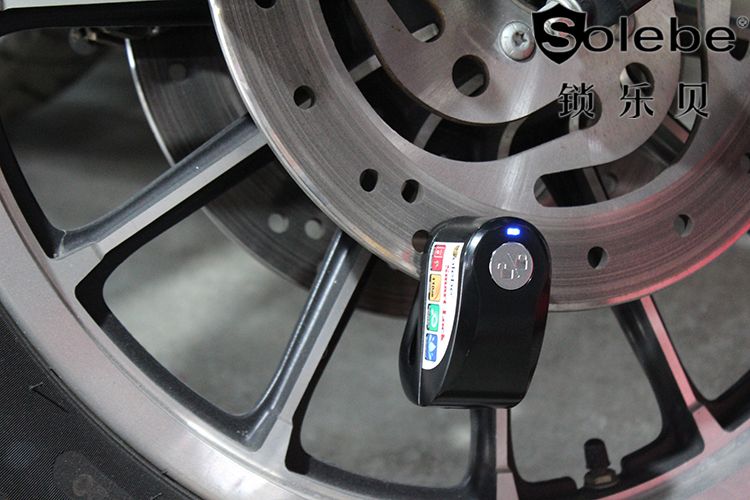 high security waterproof alarm anti theft bluetooth motorcycle disc brake lock 
