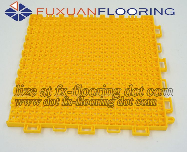 outdoor indoor pp interlocking badminton court flooring