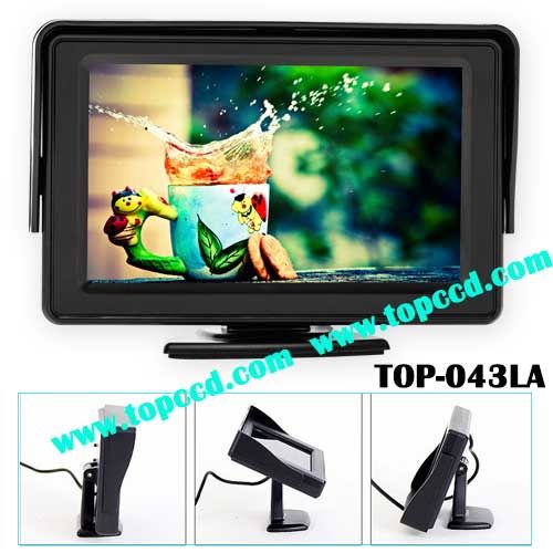 Universal 4.3 Inch LCD HD Rear view backup Monitor from TOPCCD (TOP-043LA)