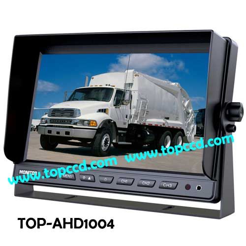 10-inch AHD 720P/960P Solution Mobile Safety Vision Monitor from TOPCCD (TOP-AHD1004)