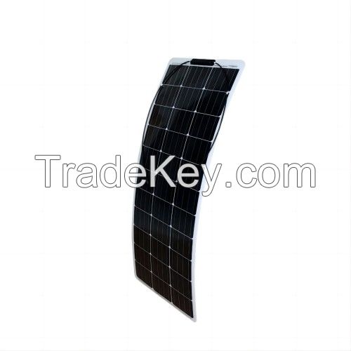 Wholesale Factory Custom Lightweight 160W 21V PERC Solar Cell Flexible Solar Panels