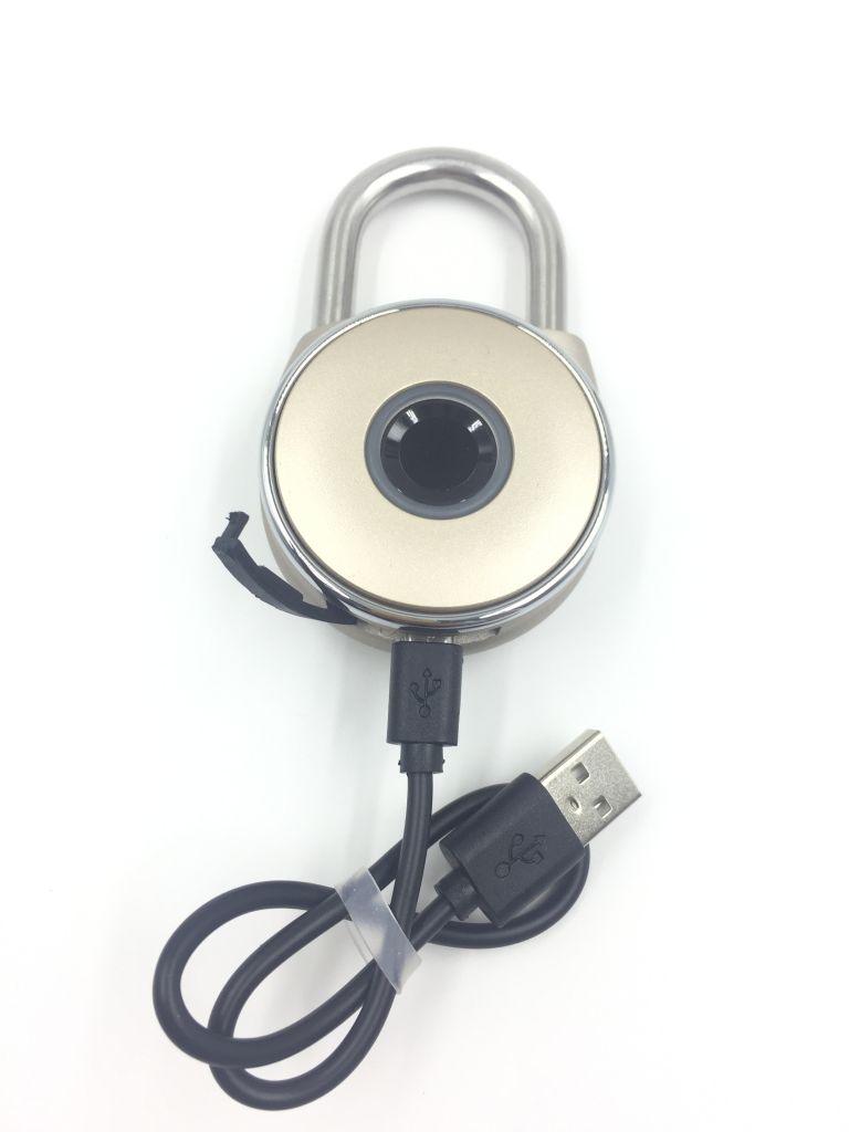 USB Charged Fingerprint Padlock