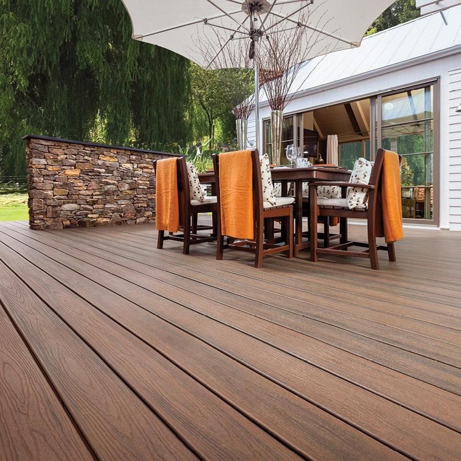 WPC wood plastic composite decking board with CE 