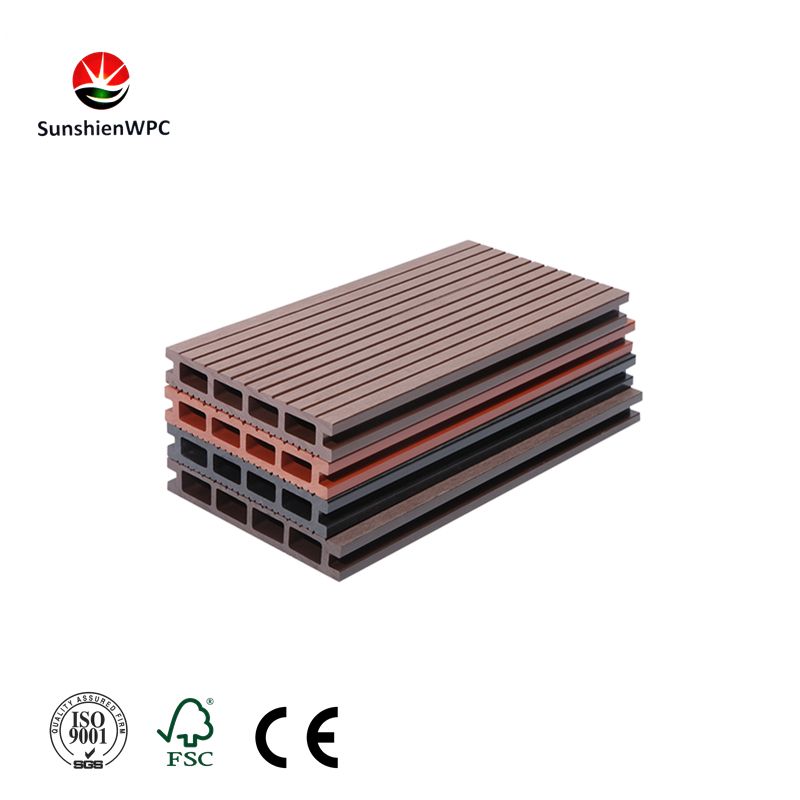 WPC wood plastic composite decking board with CE 