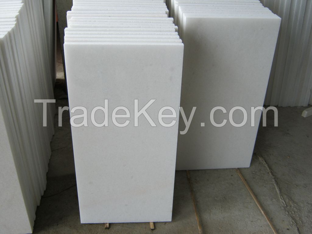 White Marble Tiles 40*80*3cm Polished Grade A
