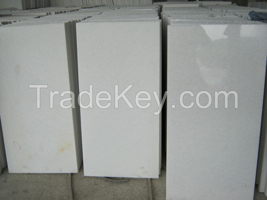 White Marble Tiles 40*80*3cm Polished Grade A