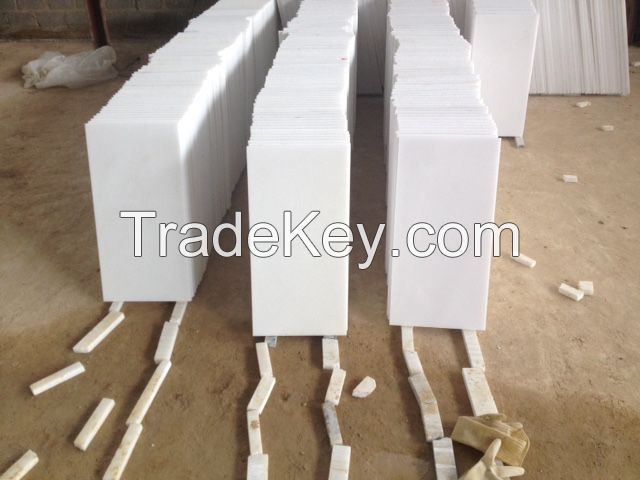 White Marble Tiles 40*80*3cm Polished Grade A