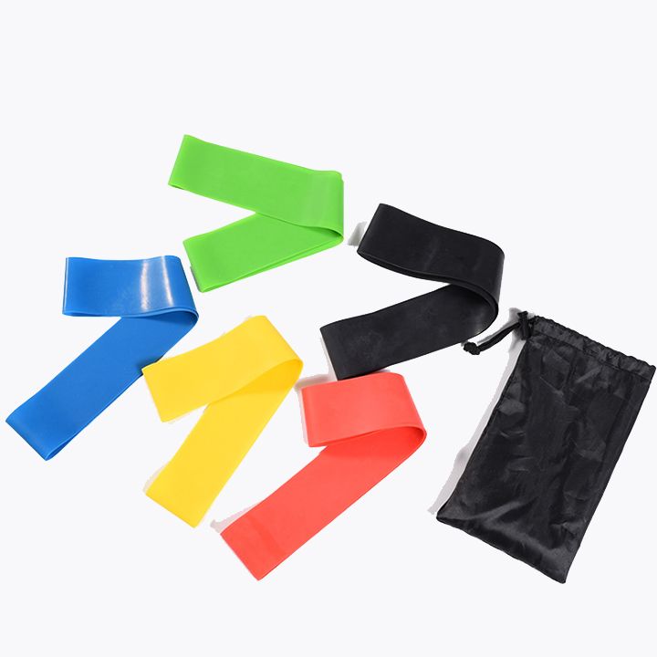  Fit simplify Limm 5 level exercise loop resistance bands with pouch carry bag and instruction manual 