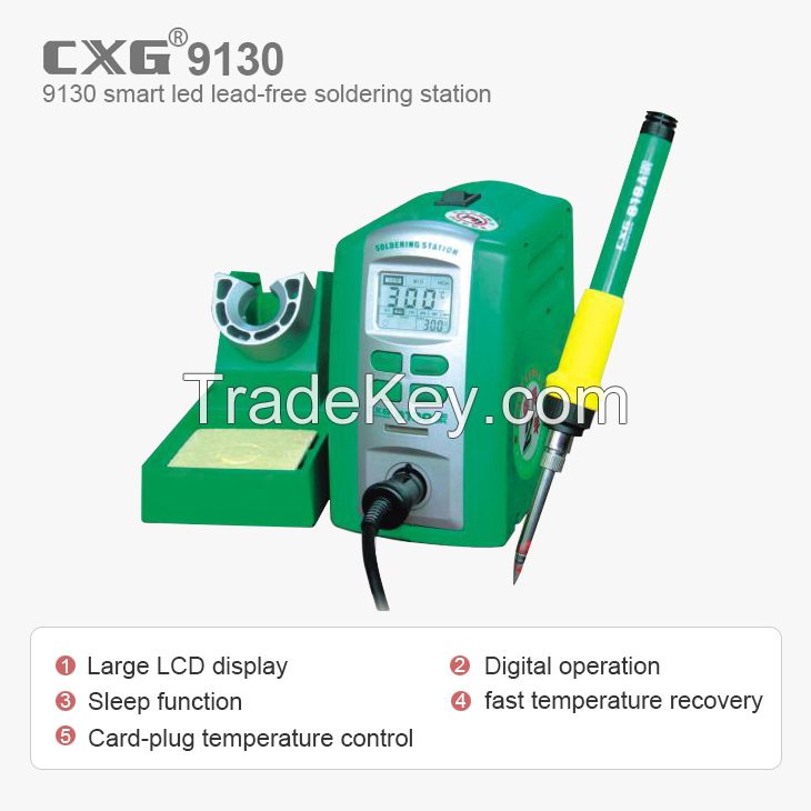 CXG 9130 60w 90w 110w smart led lead-free welding station