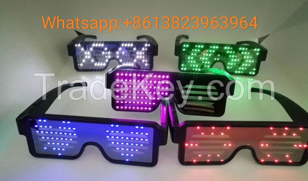  2018 The Latest LED Lighting Eyeglasses Party Glasses Event Items Night Club Favors Luminous Glasses With Fashion Style 