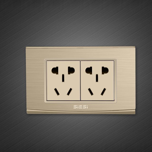 Wall socket with switch