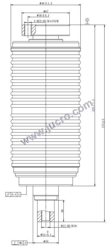 TD 12kv 1600A 31.5KA (JUC618A)  vacuum interrupter for VCB