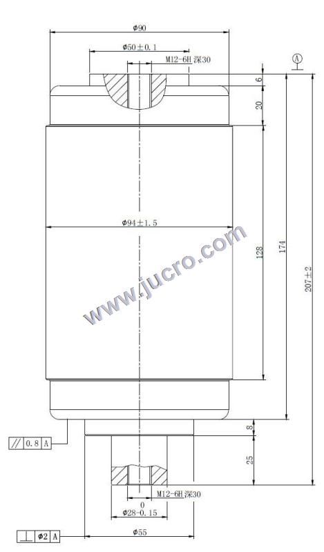 TD 12kv 1250A 31.5KA (JUC619A)  vacuum interrupter for VCB