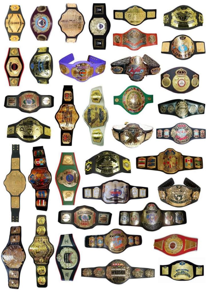 MOLD CAST CHAMPIONSHIP BELTS