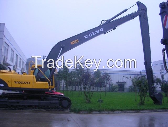 excavator two segment long reach boom