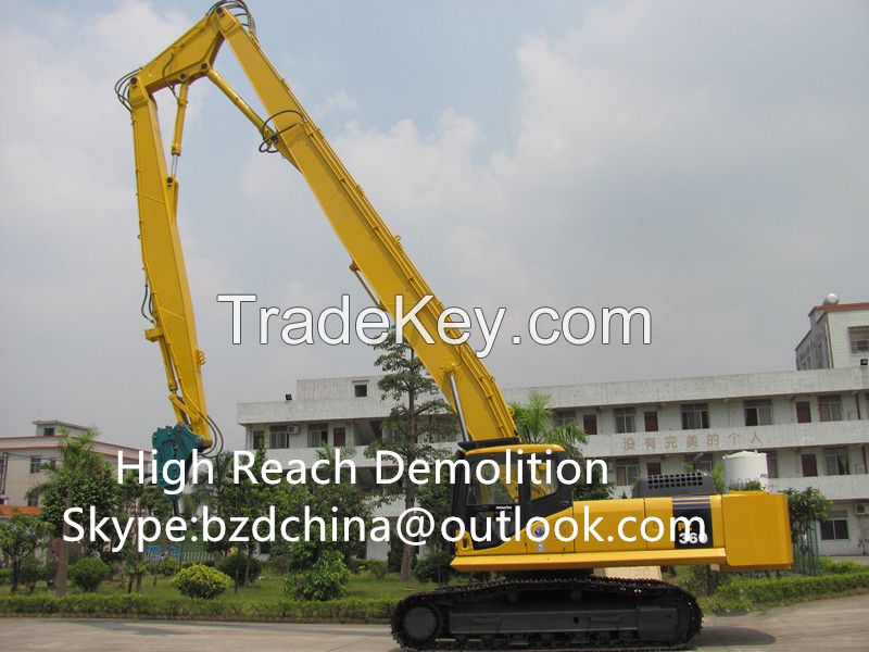 excavator high reach demolition
