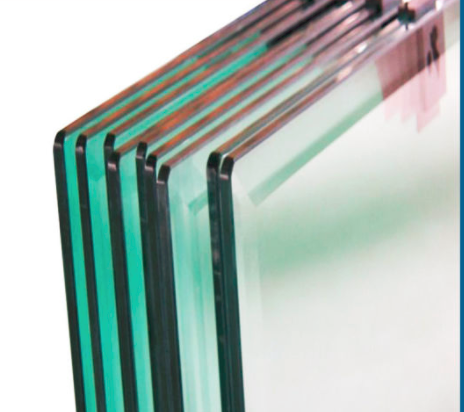 Toughened glass for automobile, laminated glass