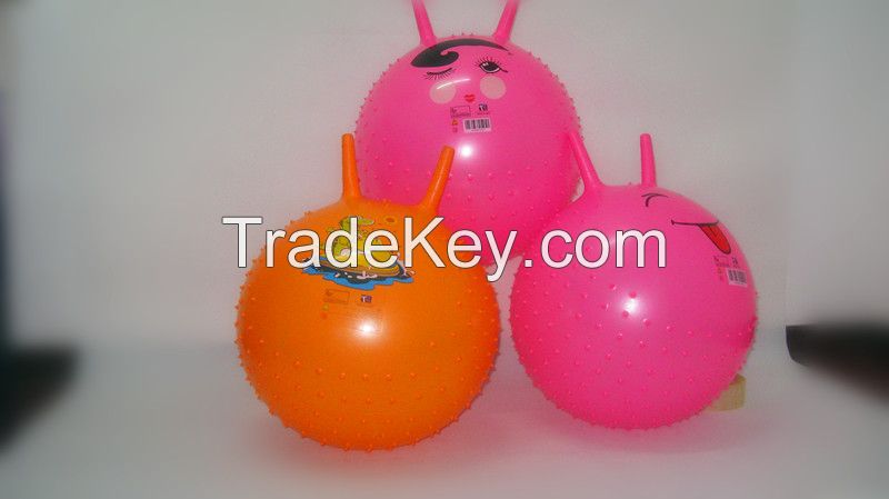 Kids jumping ball