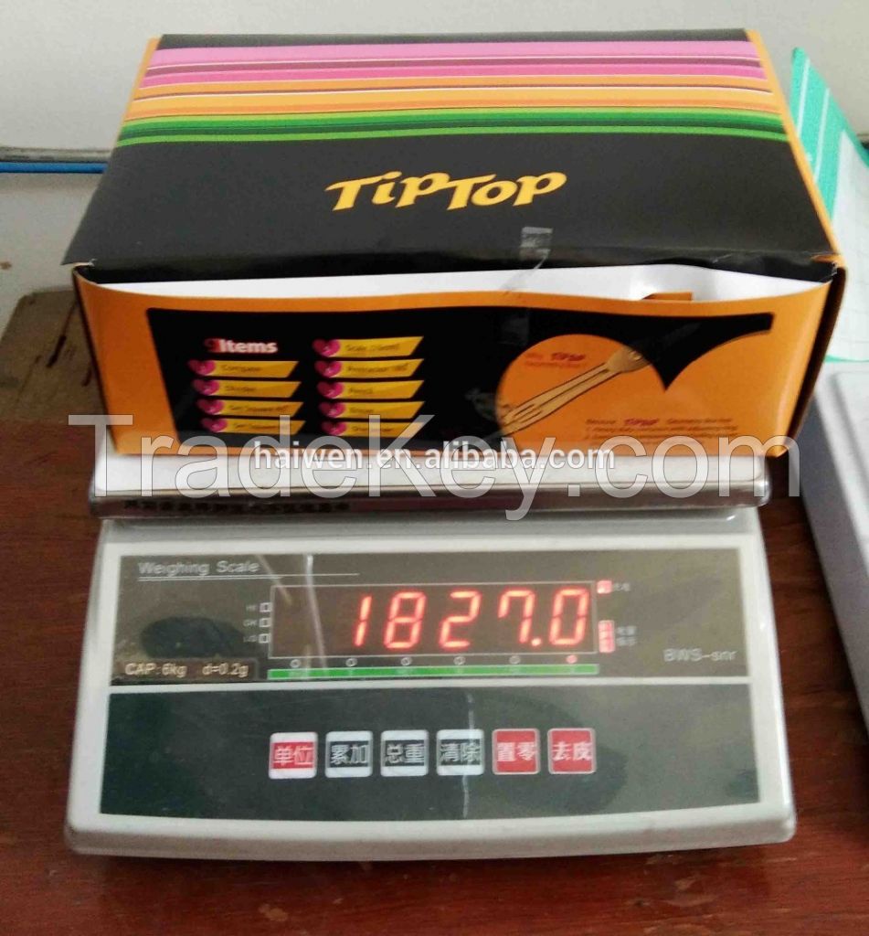 TT425 High quality school supplies tin box oxford math set,drawing instrument set