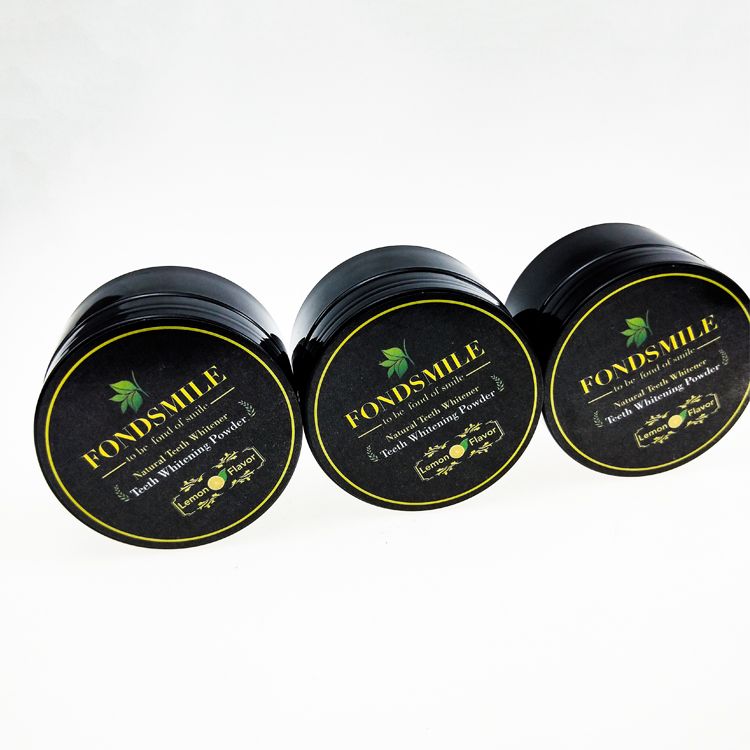 Factory OEM Private Logo Label Easy Home Use Cleaning Activated Charcoal Teeth Whitening Powder