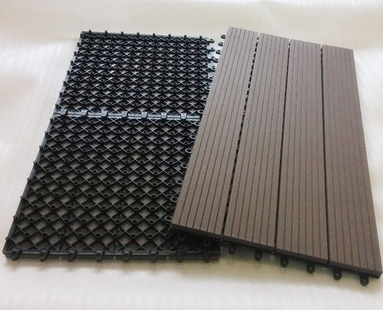 300*300mm Wpc DIY TILES For Garden Decor