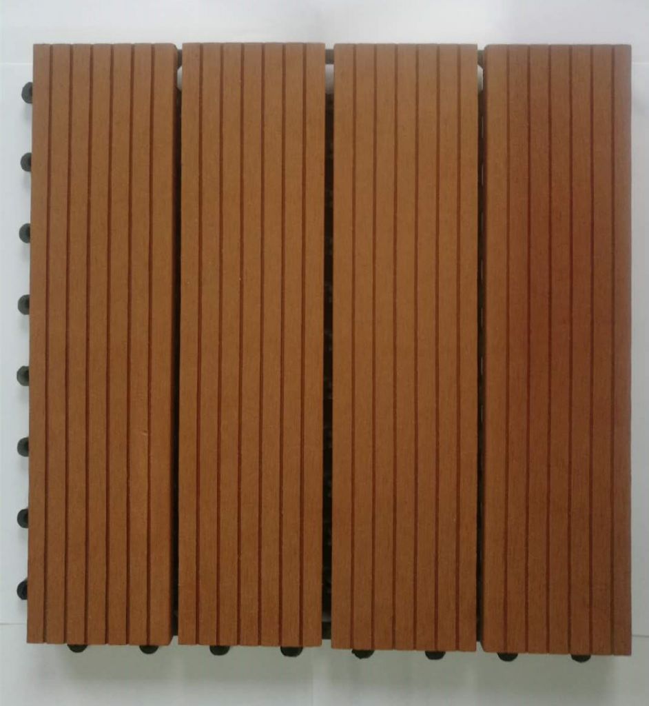 300*600mm type 22mm thickness WPC DECKING  DIY TILES For Garden
