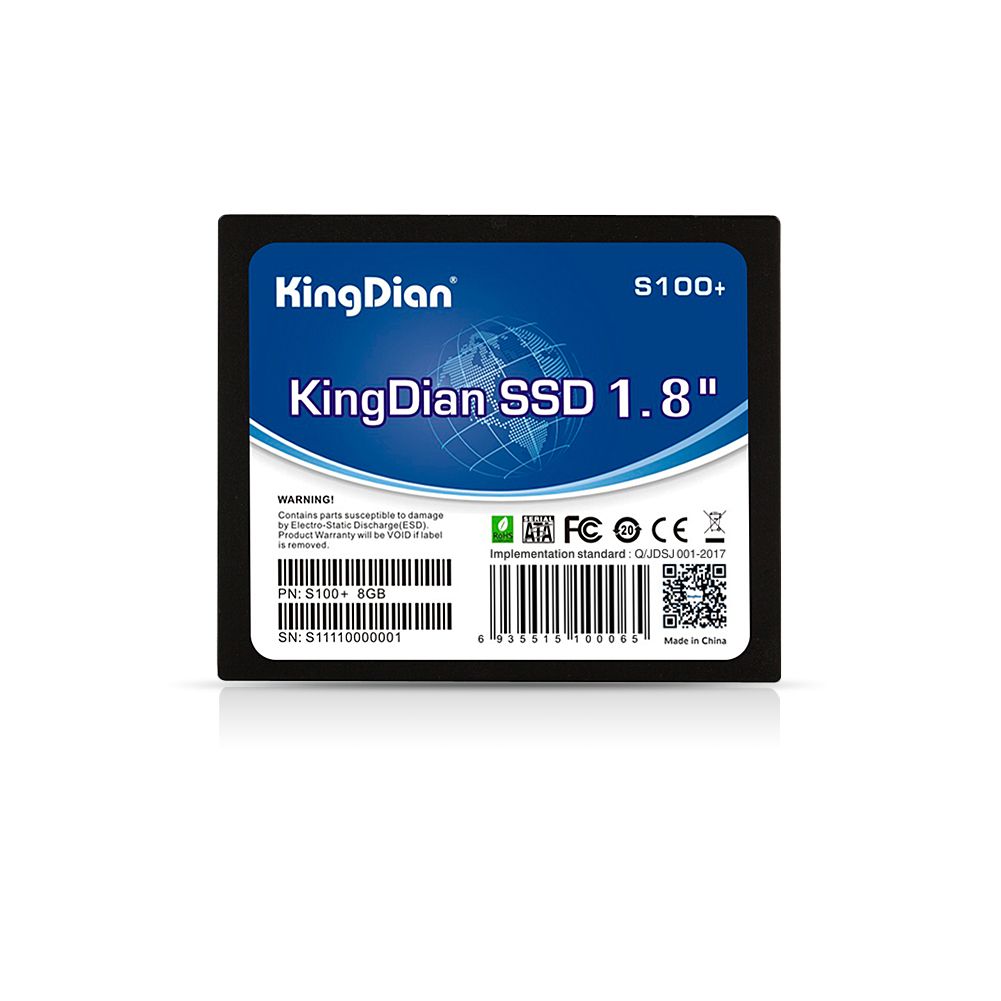 Kingdian External 1.8 Inch Solid State Drive 16GB SSD Hard Drive 