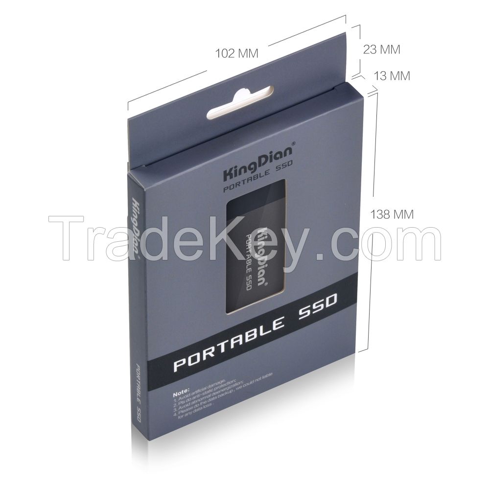 KingDian Disco Duro Externo Portable SSD 250GB Hard Drive