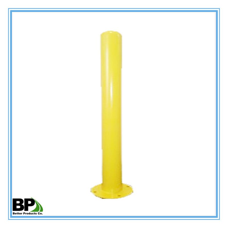 Top cutting steel bollard