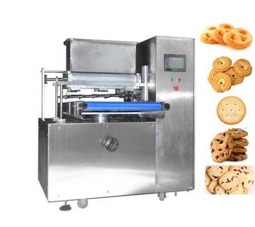 stainless steel biscuit machine with many biscuit shape for food shop and factory