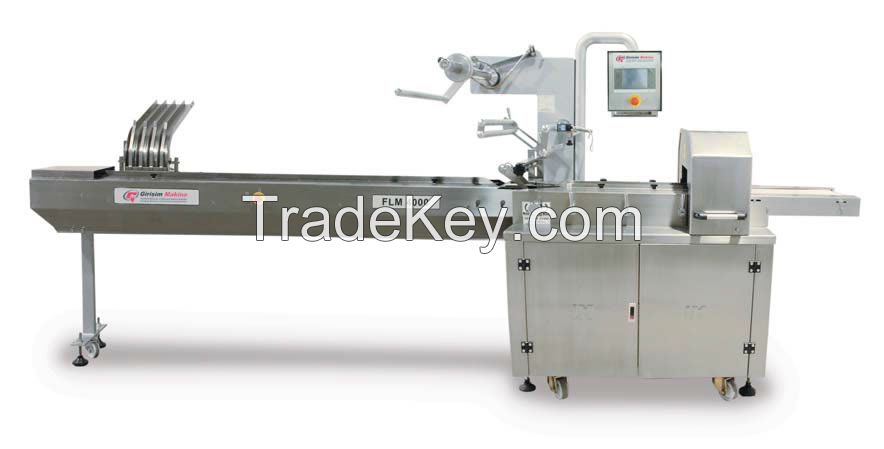 FLM 4000Horizontal Flowpack Packaging Machine with Magazine Feeding System