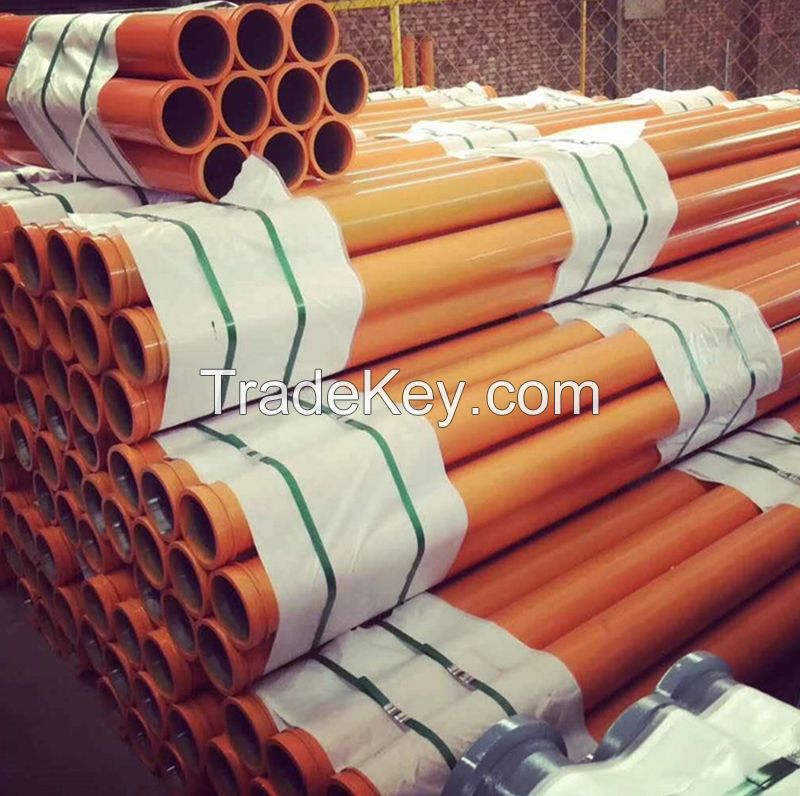 ST52 Steel Pipe DN125 4mm Delivery Concrete Pump Pipe