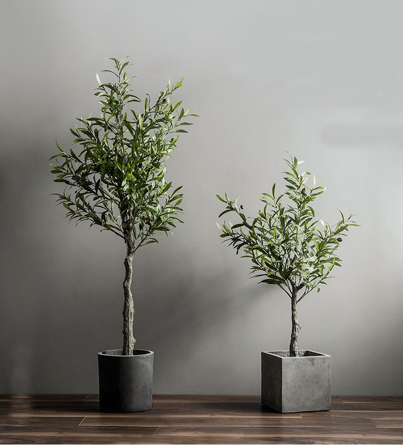 180cm height small artificial cement olive tree potted