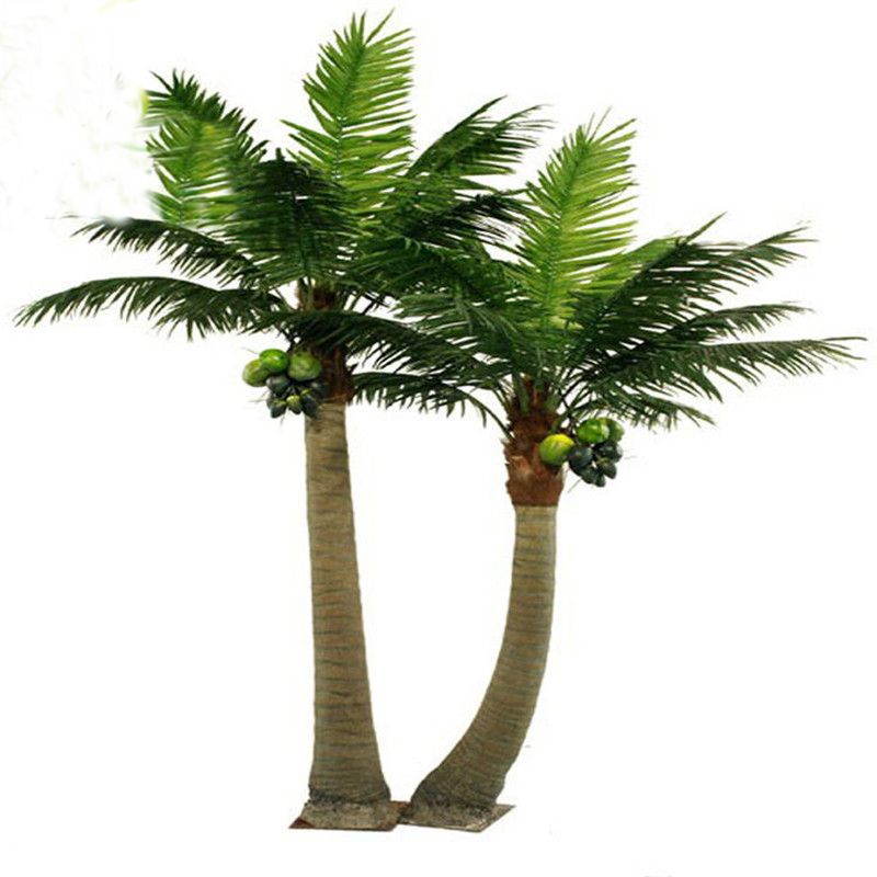 china factory artificial natural colour coconut tree