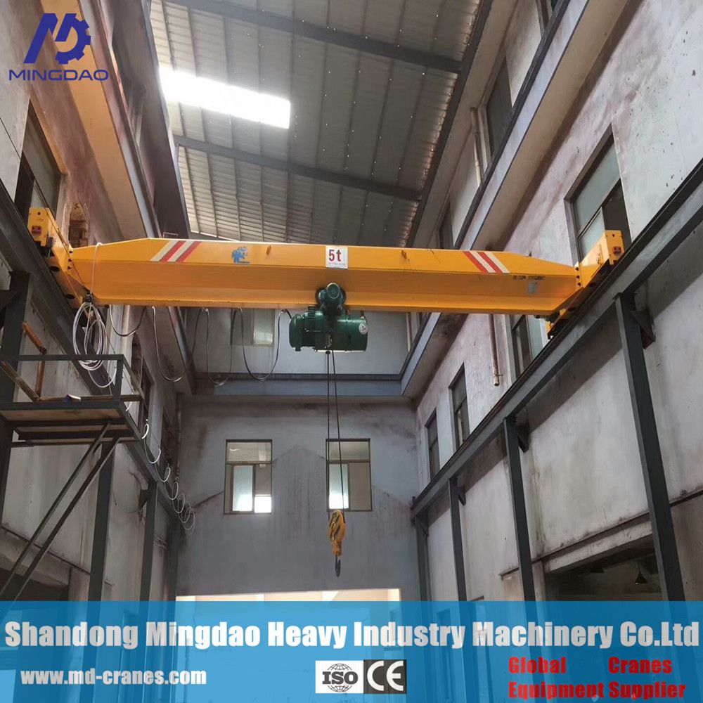 Skillful Manufacture Durable Strong Adaptability 15 Ton Monorail Single Girder Bridge Crane With Electric Hoist
