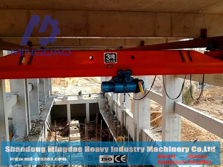 Reliable Performance Finely Processed 16Ton Under Hung Type Single Girder Overhead Bridge Crane To Increase Your Inventory