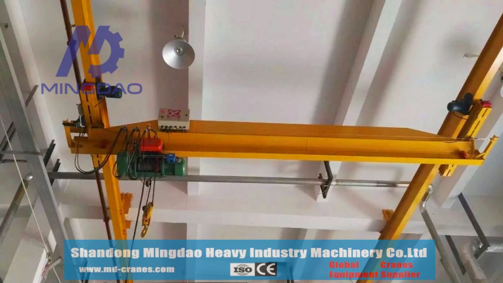 Reliable Performance Finely Processed 16Ton Under Hung Type Single Girder Overhead Bridge Crane To Increase Your Inventory