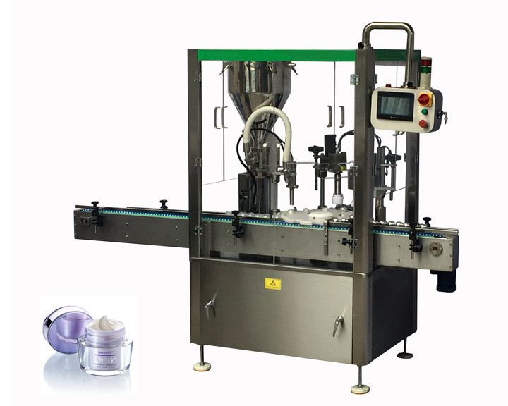 Cosmetic Cream Filling and Capping Machine