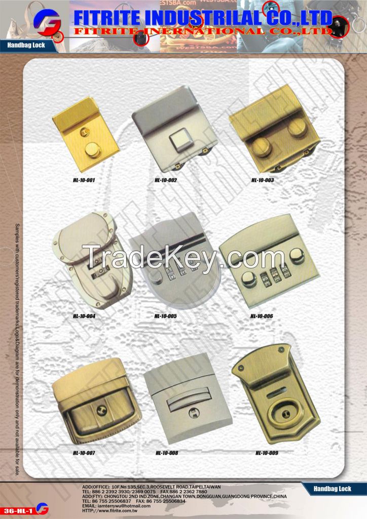 Luggage Locks, Bag Closures, Turn Locks, Pad Locks